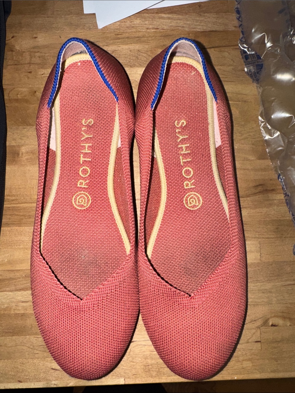 Rothy's in a copper round toe size 9